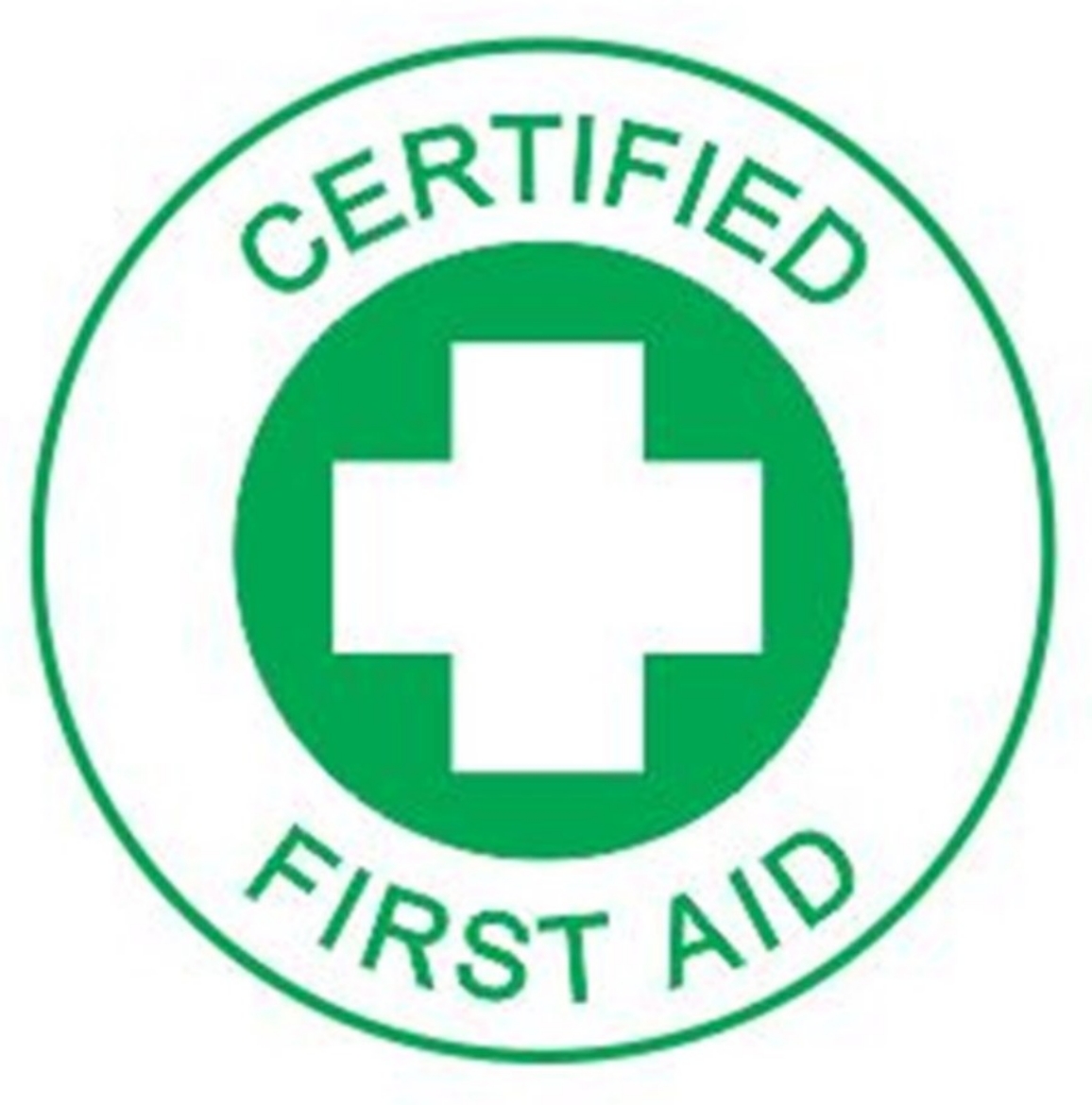 Picture of STICKER Certified First Aid Hard Hat Self Adhesive Sticker 52mm