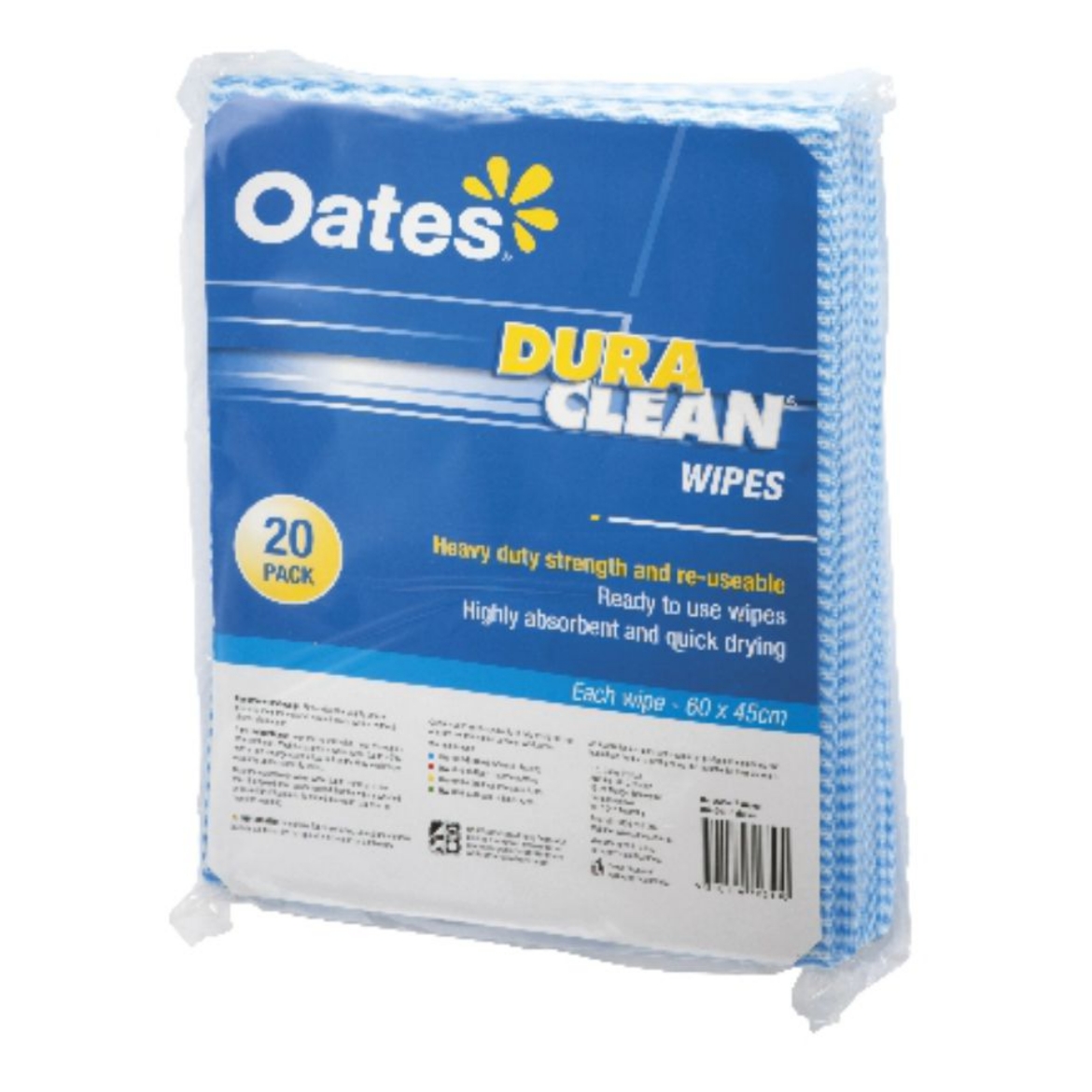 Picture of OATES Duraclean Wiper Blue 600 x 450mm Heavy Duty Strength