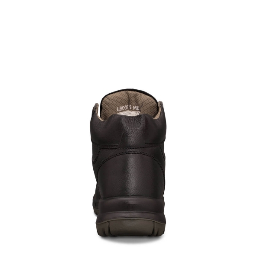 Picture of KINGS Black Lace up Leather Boot with Steel Toe Cap