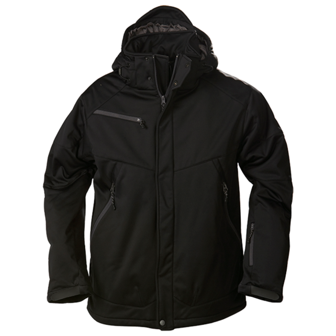 Picture of James Harvest Skeleton Unisex Padded Jacket Soft Shell BLACK