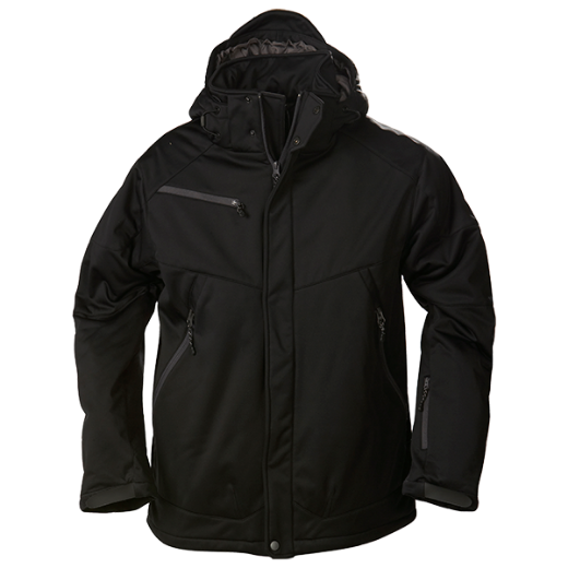 Picture of James Harvest Skeleton Unisex Padded Jacket Soft Shell BLACK