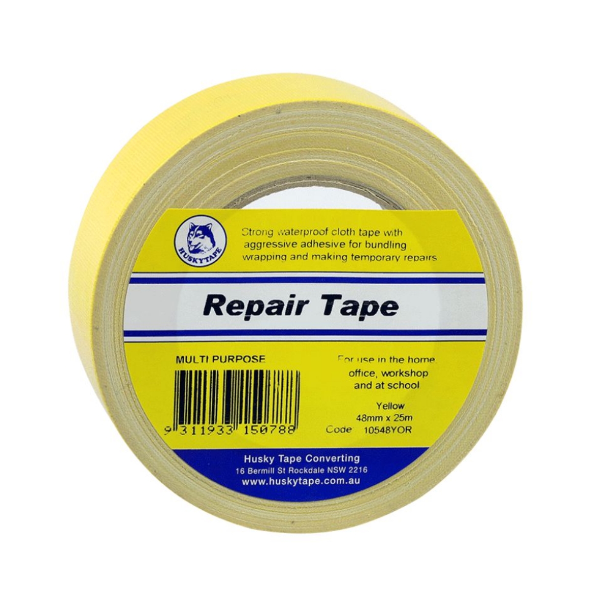 Picture of Yellow Husky Repair Tape 48mm x 25mtr