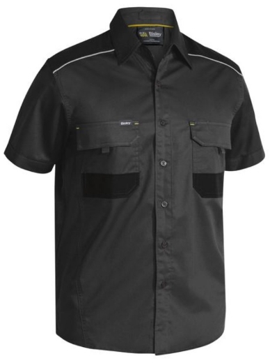 Picture of BISLEY Flx & Move™ Mechanical Stretch Shirt 100% Cotton Twill 145gsm S/S
