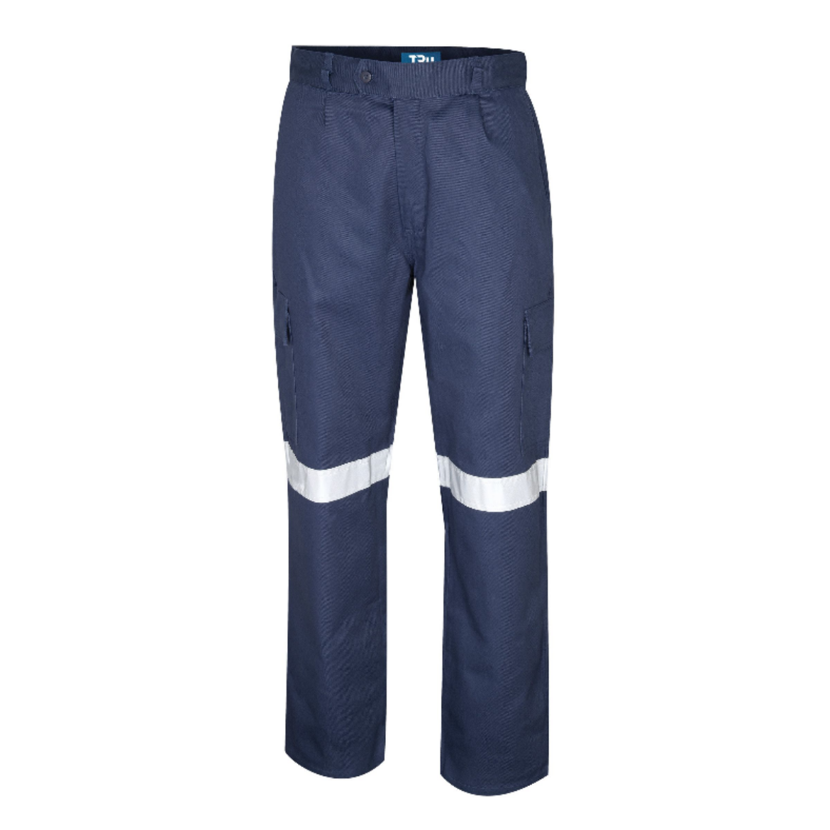 Picture of TRU WORKWEAR Heavy Weight 100% Cotton Drill Cargo Pant with 3M Reflective Tape 320gsm