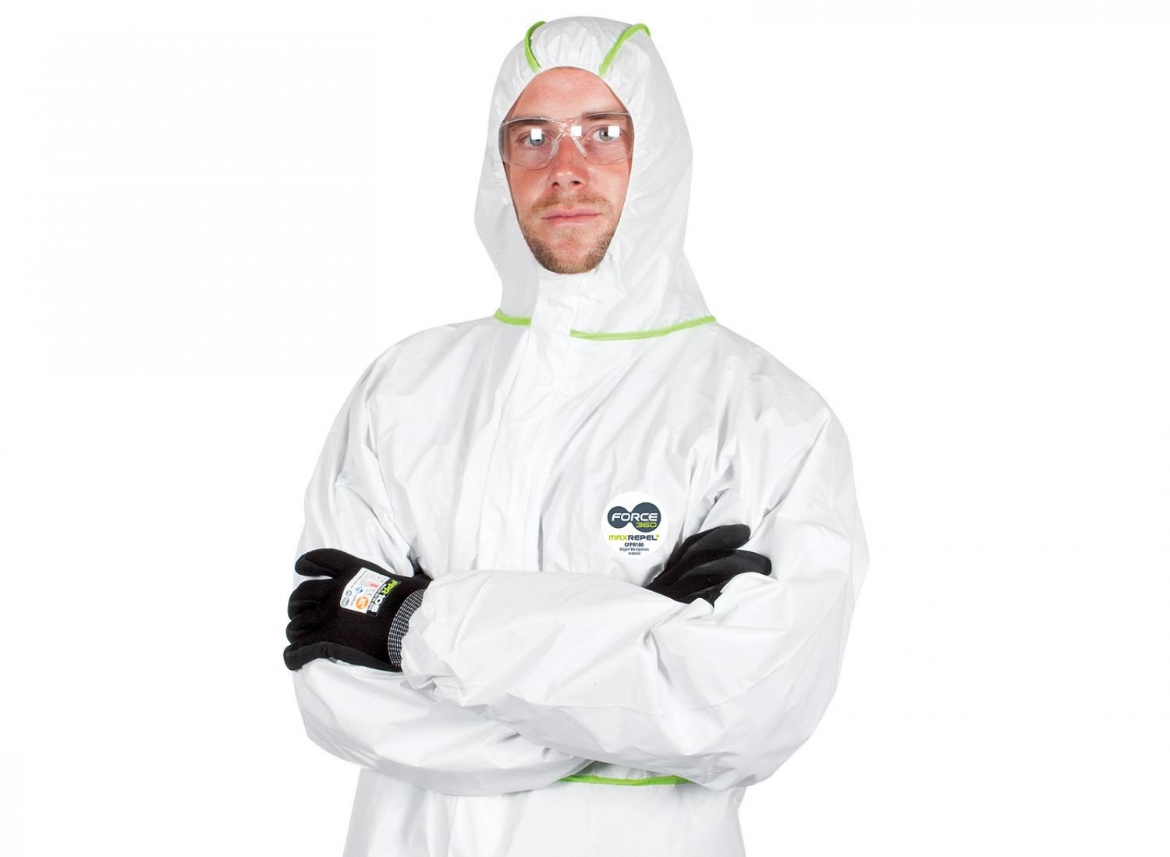 Picture of Force360 MaxRepel+ Type 4,5,6 Coverall White FPR Clothing
