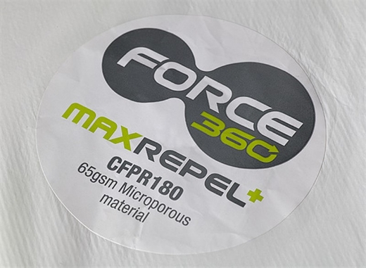 Picture of Force360 MaxRepel+ Type 4,5,6 Coverall White FPR Clothing