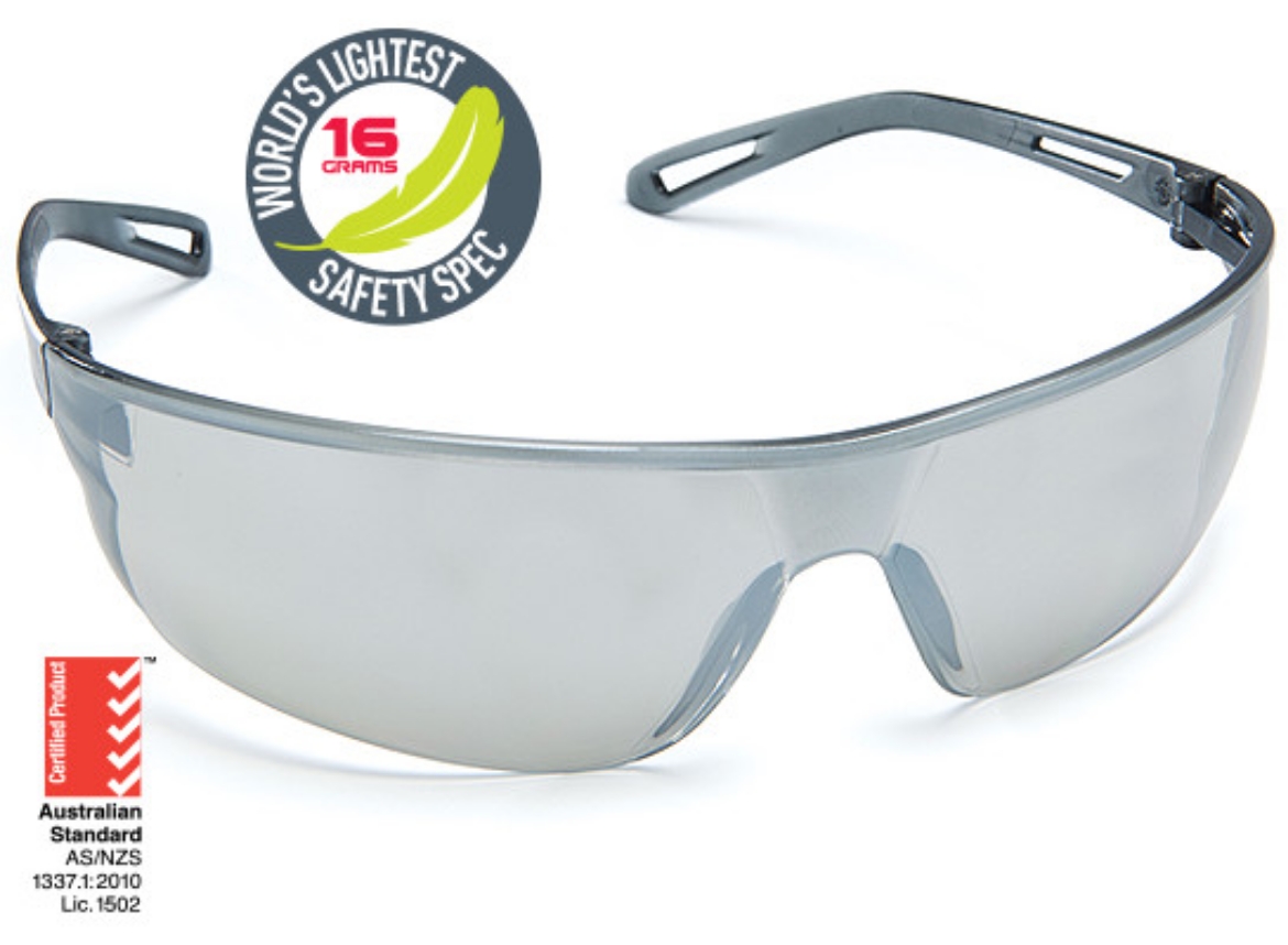 Picture of Force360 Air Silver Mirror Lens Safety Spectacle