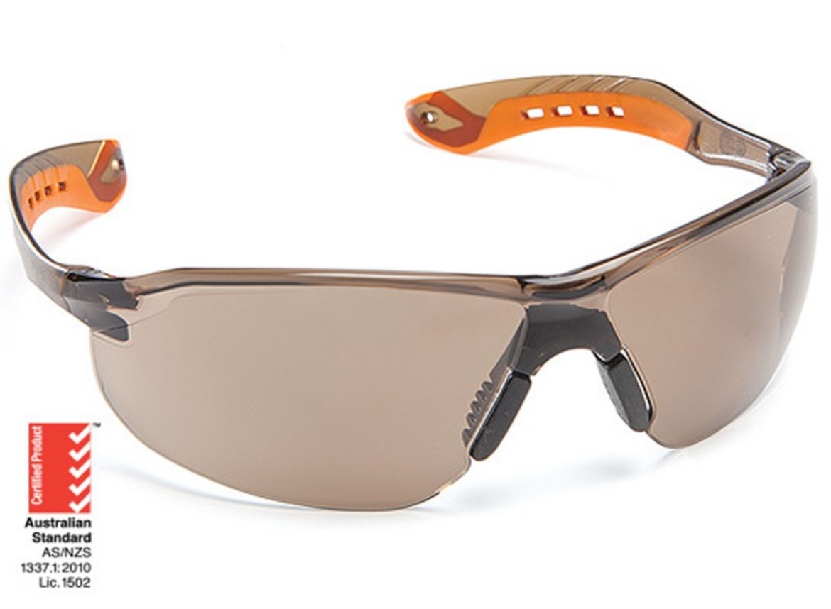 Picture of Force360 Glide Dark Brown Lens Safety Spectacle