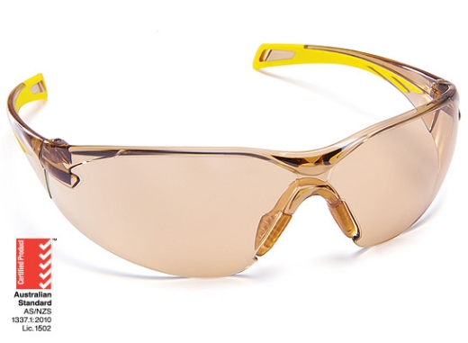 Picture of Force360 Runner Bronze Mirror Lens Safety Spectacle