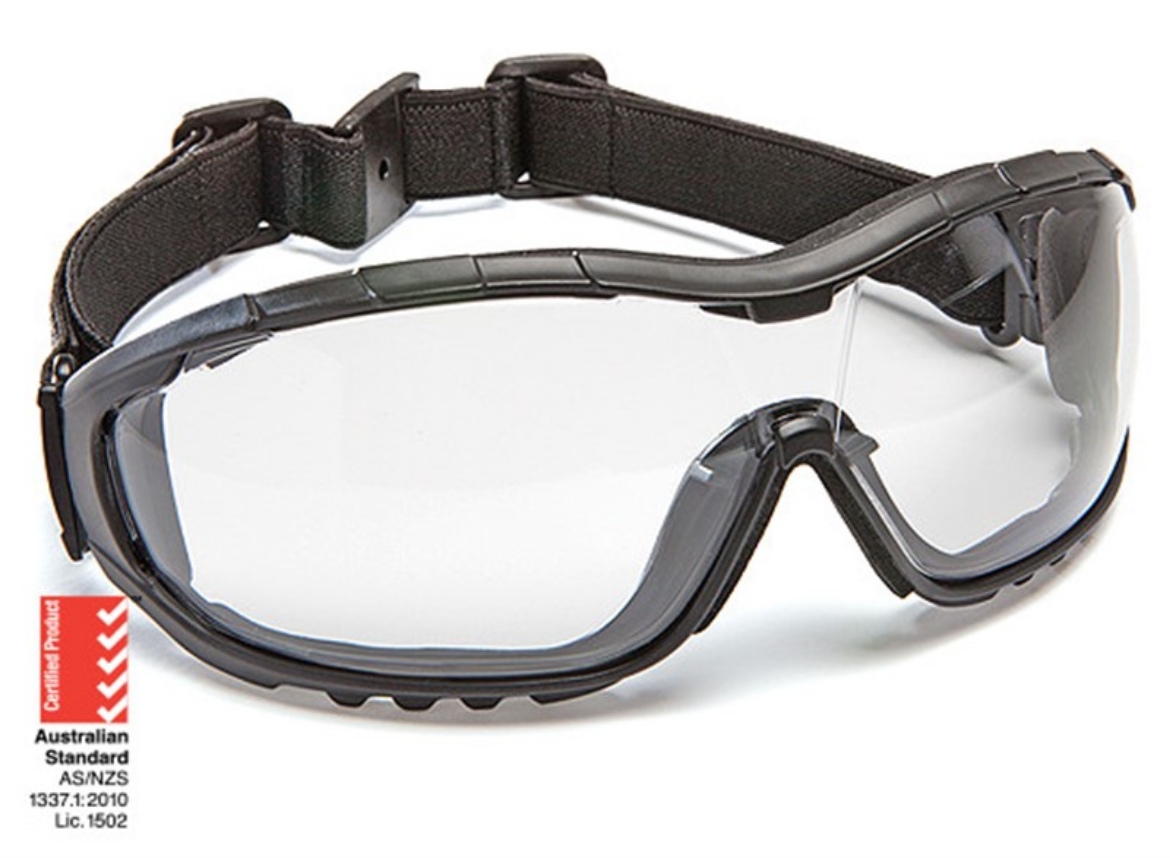 Picture of Force360 Oil & Gas Clear Lens Safety Spectacle (With Strap)