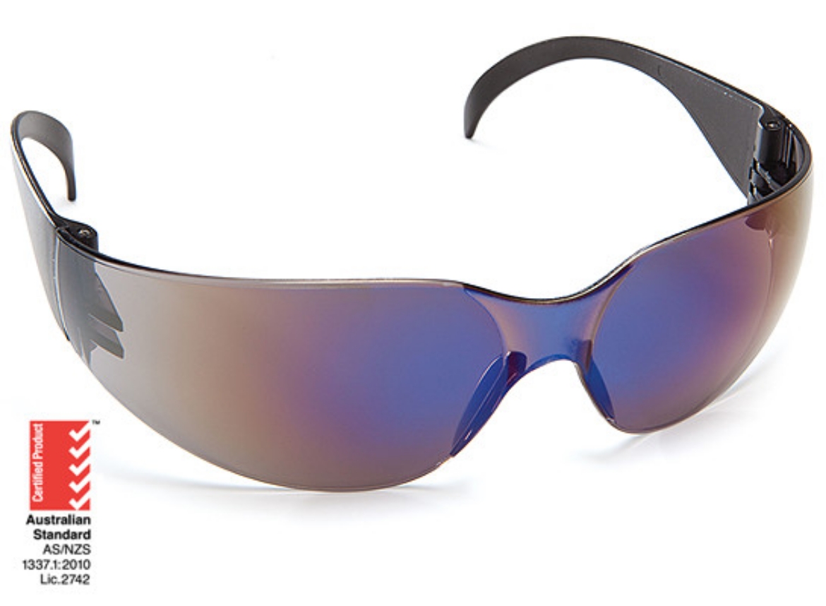 Picture of Force360 Radar Blue Mirror Lens Safety Spectacle