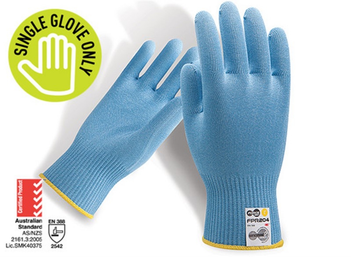 Picture of Force360 Cut 5 Blue Food 13 gauge Glove