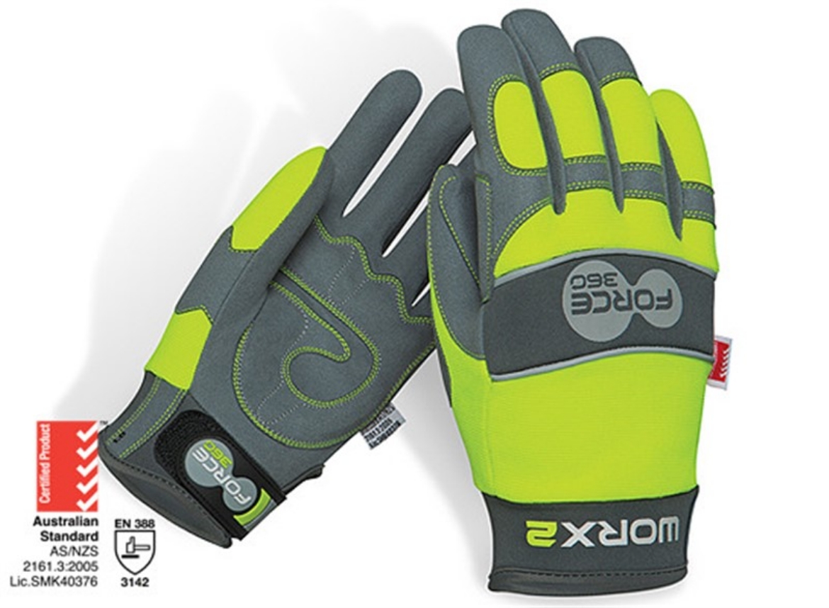 Picture of Force360 Worx 2 Original Hi-Vis Mechanics Glove