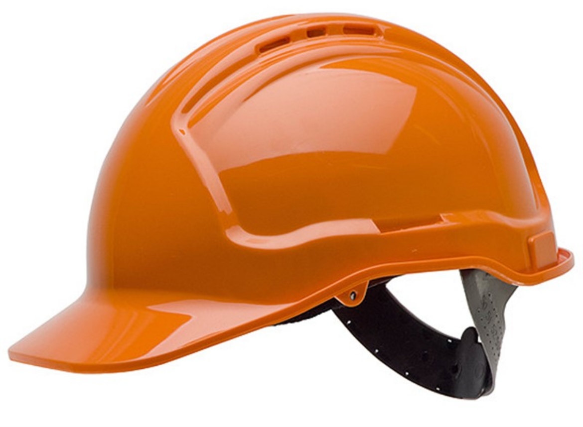 Picture of Tuffgard Economy Hard Hat, Type 1, Vented, 6 Point Poly-cradle Harness