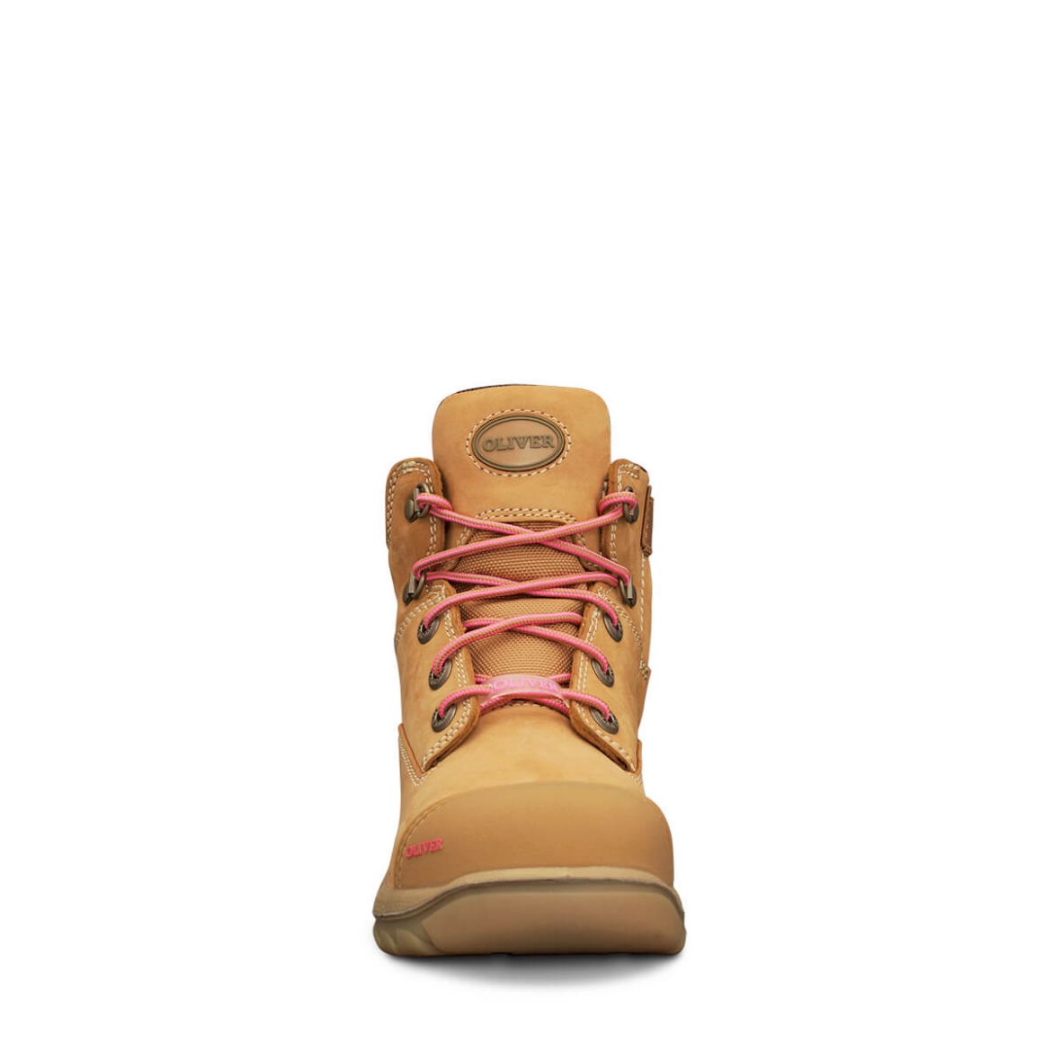Picture of OLIVER PB49 Series Wheat Ankle Height Zip Side Lace Up Boot Water Resistant Nubuck Leather Padded Collar COOLstep Lining Toe Scuff Protection