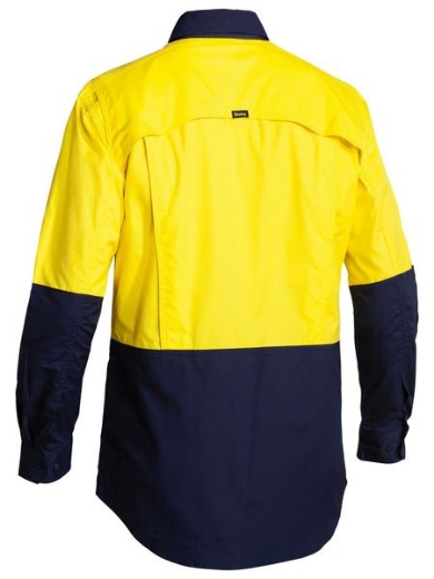 Picture of BISLEY X Airflow™ Ripstop Hi Vis Shirt 100% Cotton Ripstop 150gsm