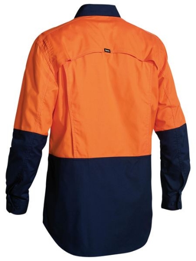 Picture of BISLEY X Airflow™ Ripstop Hi Vis Shirt 100% Cotton Ripstop 150gsm