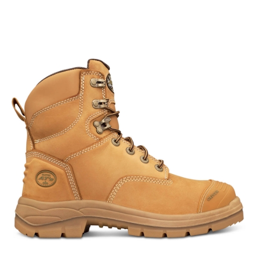 Picture of OLIVER AT55 Series Wheat 150mm Lace Up Boot Water Resistant Nubuck Leather COOLstep Lining Lace Locking Device