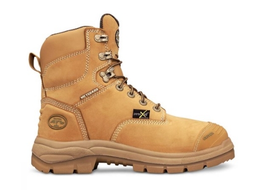 Picture of OLIVER AT55 Series 150mm Lace Up Boot, Water Resistant Nubuck Leather, COOLstep Lining, PORON XRD™ Internal Metatarsal Guard, Non Metallic Penetration Protection, Lace Locking Device