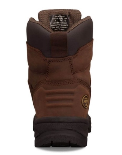 Picture of OLIVER AT55 Series Brown150mm Lace Up Boot, Water Resistant Full Grain Leather, COOLstep lining, Lace Locking Device