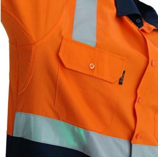 Picture of DNC HiVis 2 Tone Light Weight 100% Cotton Bio-Motion & X Back with CSR R/Tape 155gsm L/S