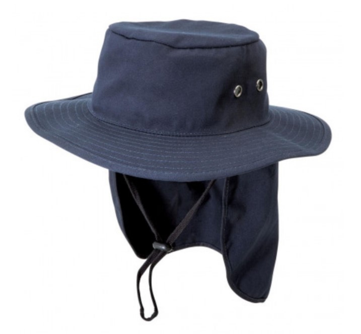 Picture of Legend Sunmaster Slouch Hat Navy with Neck Flap