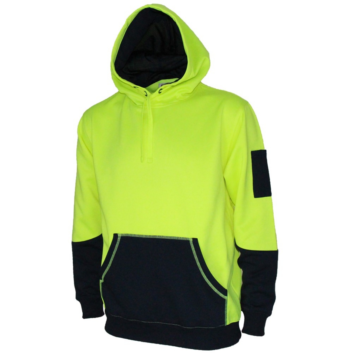 Picture of DNC Hi Vis 2 Tone Super Fleecy Hoodie Jumper 300gsm