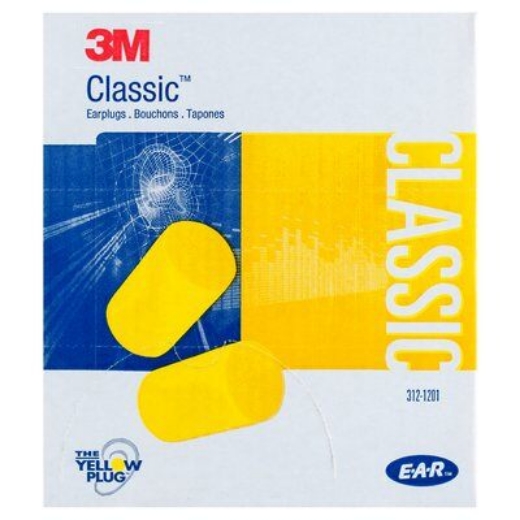 Picture of 3M™ E-A-R™ Classic™ Uncorded Earplugs Poly Bag Uncorded SLC80 Class 4 23dB > 70071514932