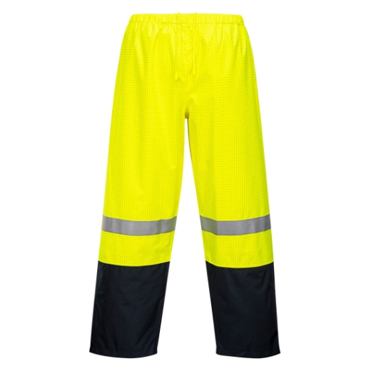 Picture of PORTWEST High Vis F/R Anti-static waterproof pant 3M 8935FR Reflective BREATHETEC™