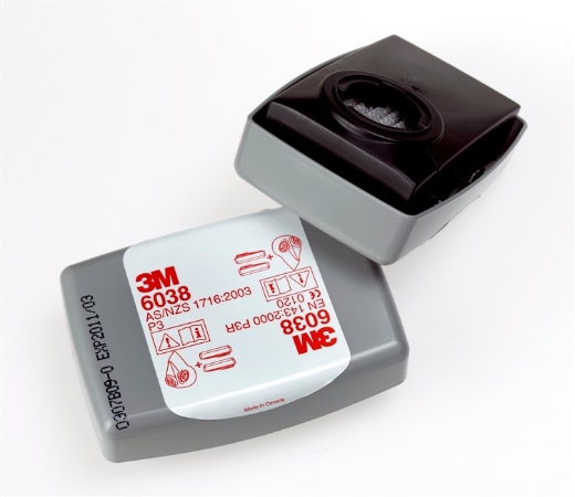 Picture of 3M™ Particulate Filter P2/P3 HF with Nuisance Level Organic Vapour/Acid Gas Relief > CR180811893
