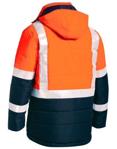Picture of BISLEY Taped Two Tone Hi Vis Puffer Jacket