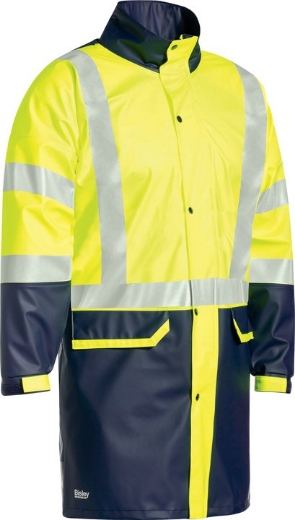 Picture of BISLEY 3M Taped Two Tone Hi Vis Stretch PU Rain Coat
