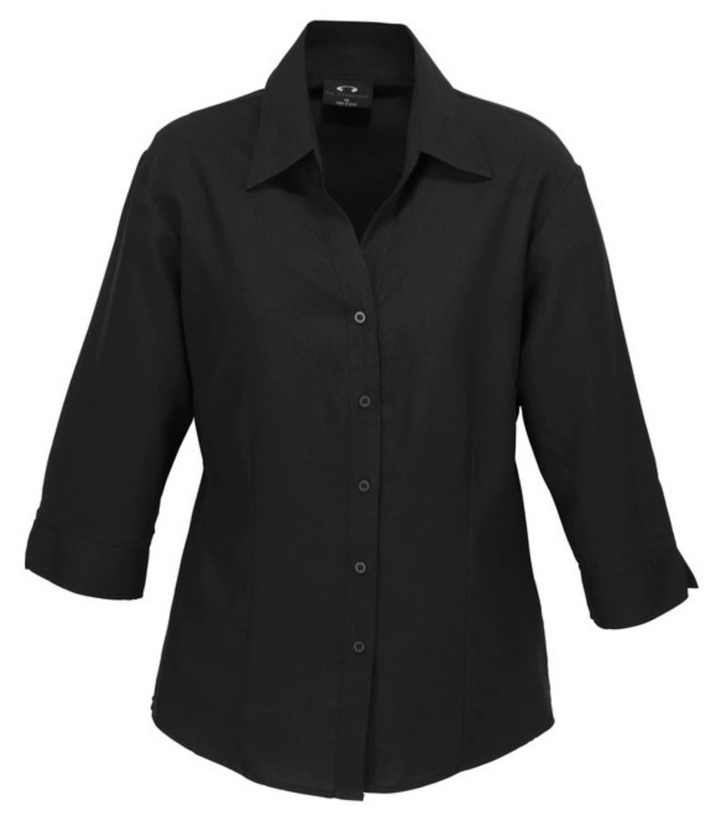 Picture of Biz Collection Ladies Oasis Plain ¾ Sleeve Shirt  BIZ COMFORTCOOL™