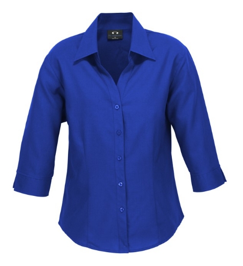 Picture of Biz Collection Ladies Oasis Plain ¾ Sleeve Shirt  BIZ COMFORTCOOL™