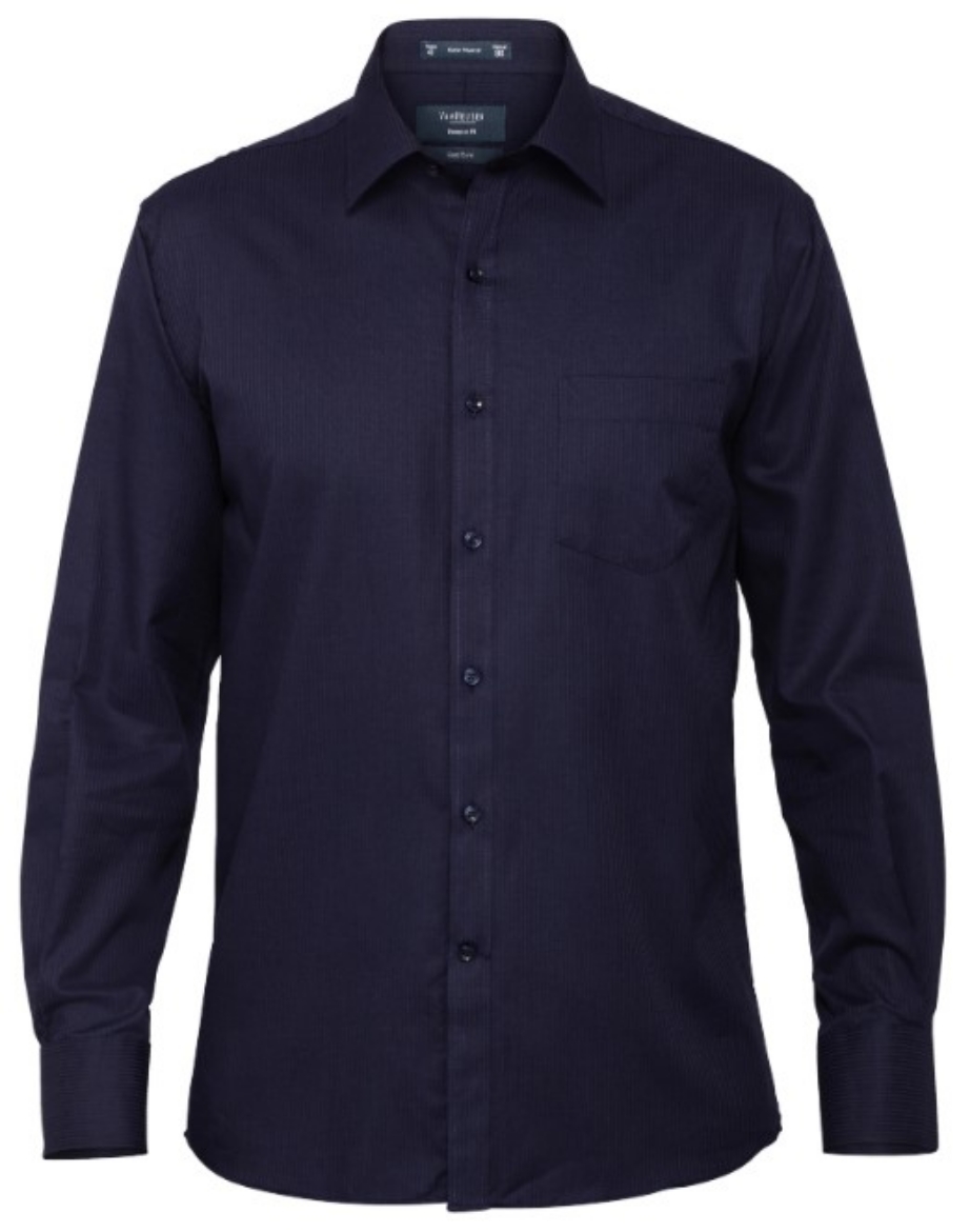 Picture of David Marcs Men's European Tailored Fit Shirt 55% Cotton 45% Polyester Shirt L/S