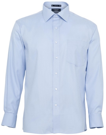 Picture of David Marcs Men's European Tailored Fit Shirt 55% Cotton 45% Polyester Shirt L/S
