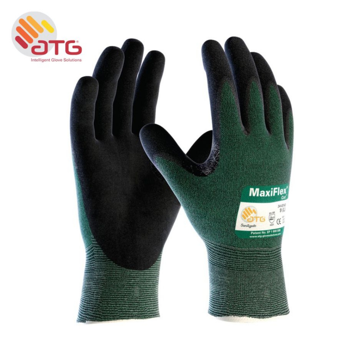 Picture of ATG MaxiFlex® Cut™ Palm Coated Knitwrist Gloves (Cut 3 Level B)