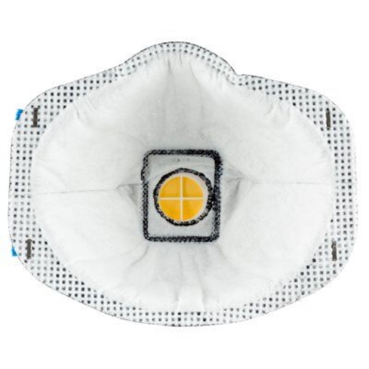 Picture of 3M™ Cupped Particulate Respirator GP2 with Nuisance Level* Organic Vapour Relief Valved > AT010601691