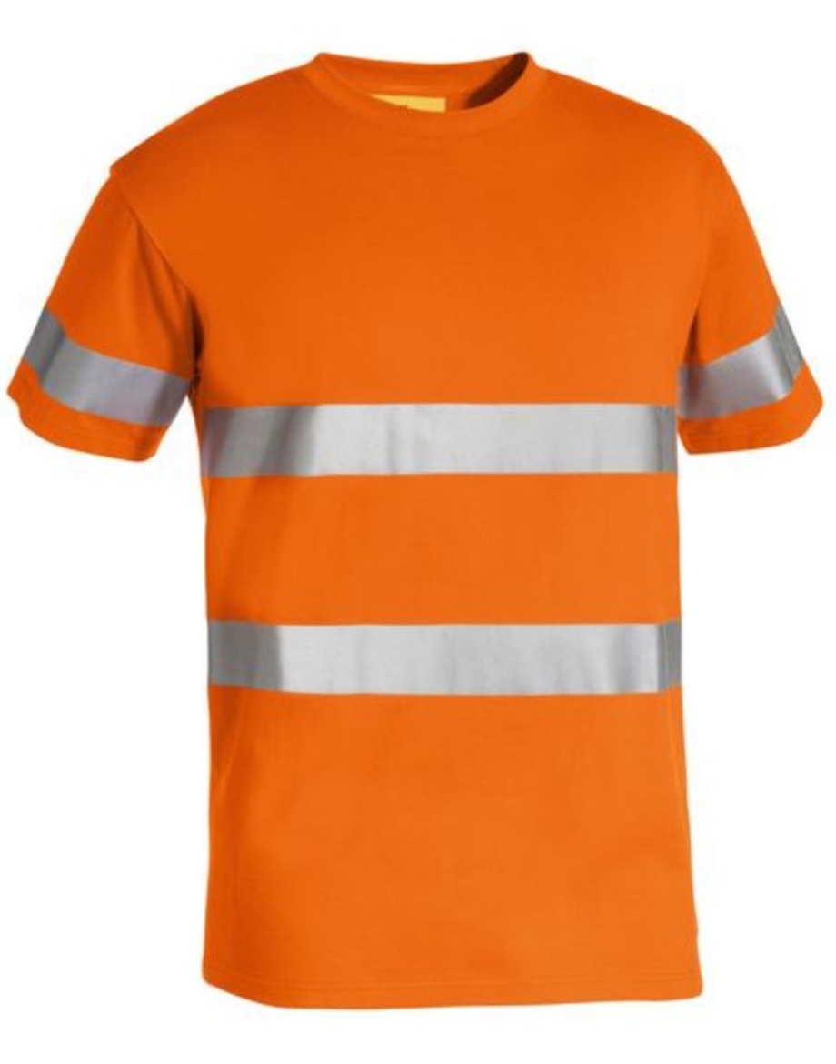 Picture of BISLEY Taped Hi Vis 100% Cotton T-Shirt 190gsm S/S