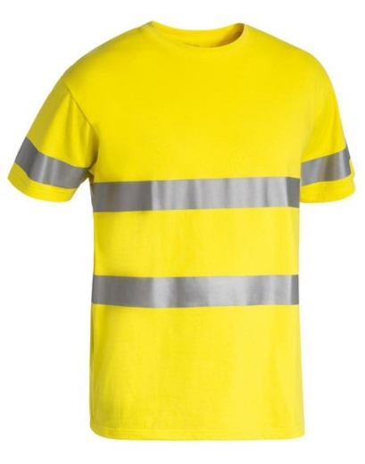 Picture of BISLEY Taped Hi Vis 100% Cotton T-Shirt 190gsm S/S