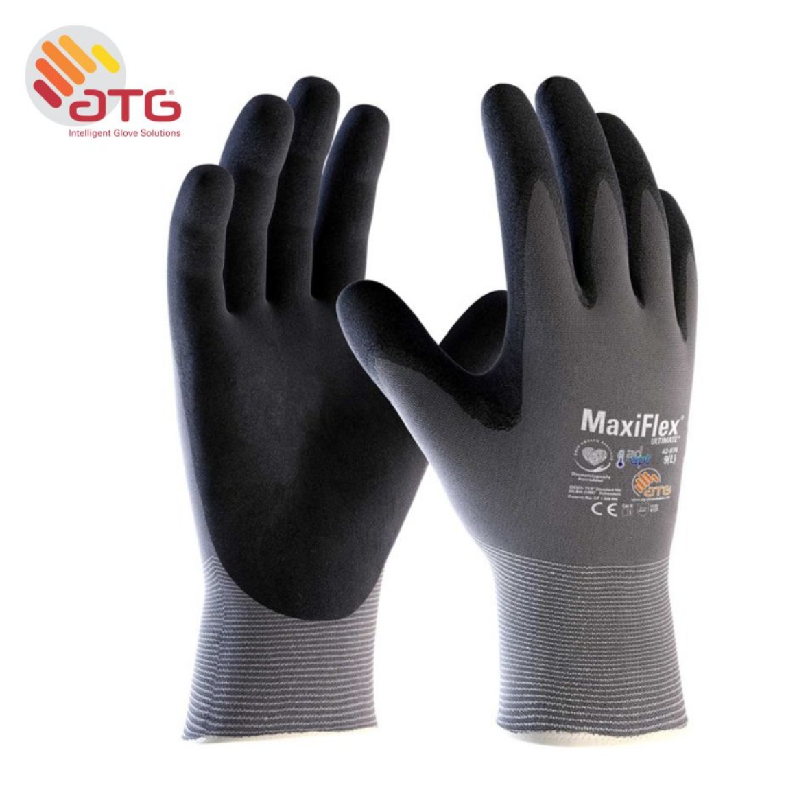 Picture of ATG MaxiFlex® Ultimate™ Palm Coated Knitwrist with AD-APT® 4131A