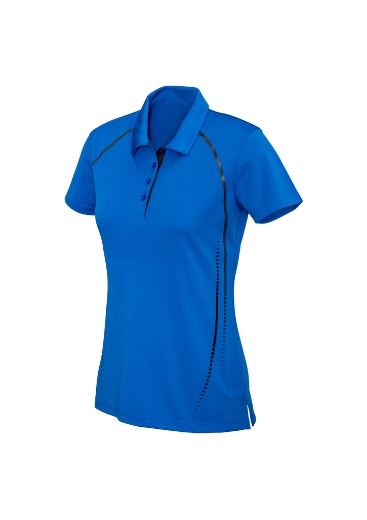 Picture of Biz Collection Ladies Cyber Polo 100% BIZ COOL™ Polyester Sports Interlock 155gsm S/S