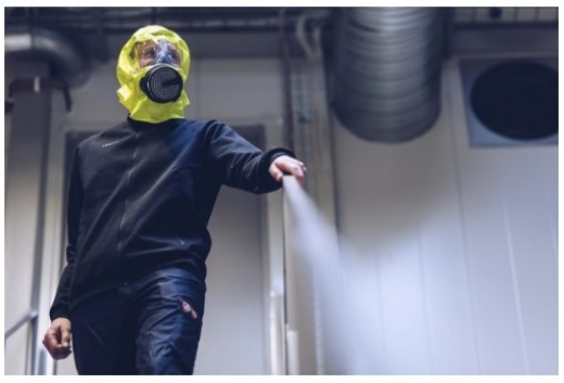 Picture of SUNDSTROM SR76-3 M, M/L Escape Hood ABEK1HgP3 with Pouch