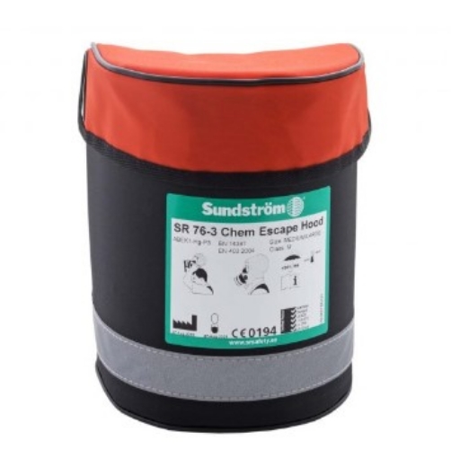 Picture of SUNDSTROM SR76-3 M, M/L Escape Hood ABEK1HgP3 with Pouch