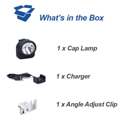 Picture of ROOBUCK Cordless Cap Lamp c/w USB Charger