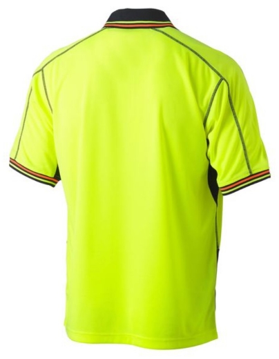 Picture of BISLEY Hi Vis Polyester Mesh Polo Shirt 140gsm S/S