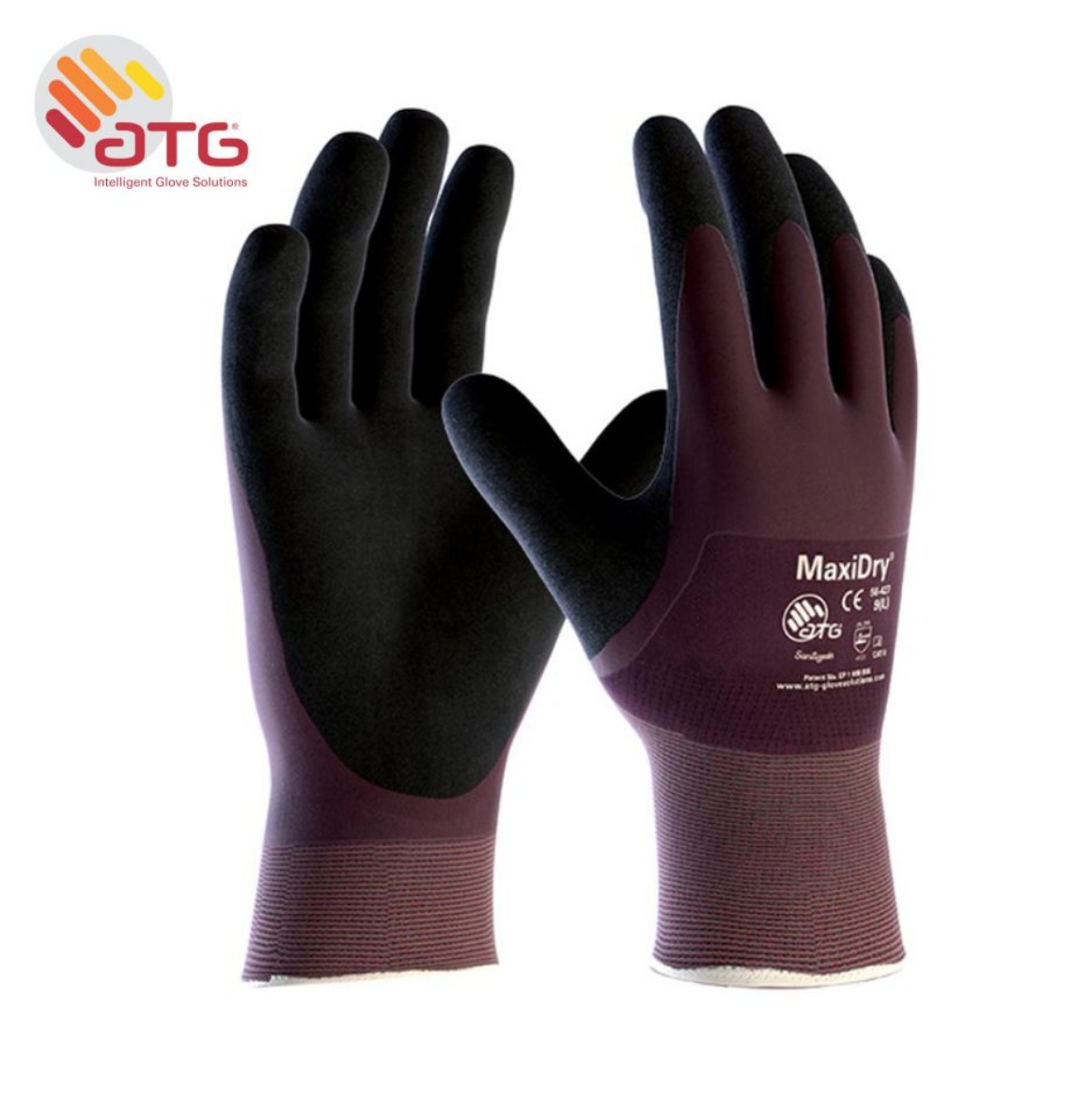 Picture of ATG MaxiDry® Fully Coated Gloves Knitwrist 4121A