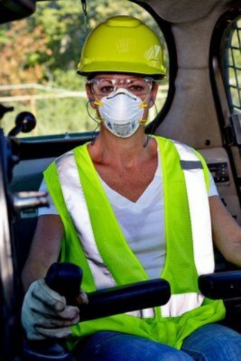 Picture of 3M™ P2 Cupped Particulate Respirator - Small / 8110S > WX700900573