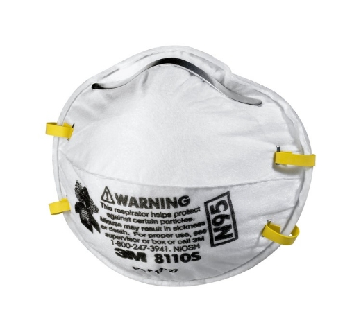 Picture of 3M™ P2 Cupped Particulate Respirator - Small / 8110S > WX700900573