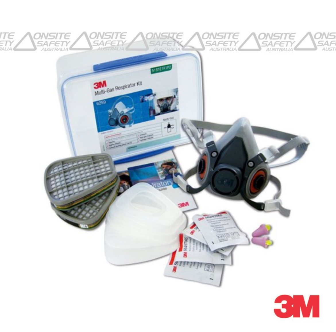 Picture of 3M™ 6259 Multi-Gas Respirator Kit A1B1E1K1P2 - Medium > AT010783689